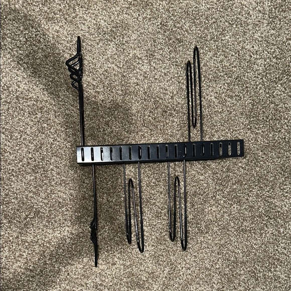 Black Metal Pots and Pans Kitchen Organizer - Picture 1 of 1